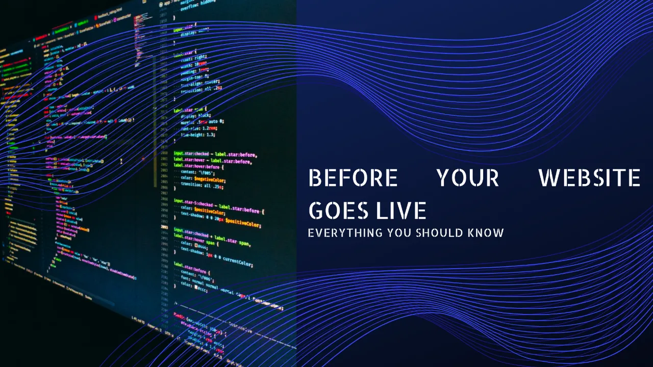 Everything You Should Know Before Your Website Goes Live
